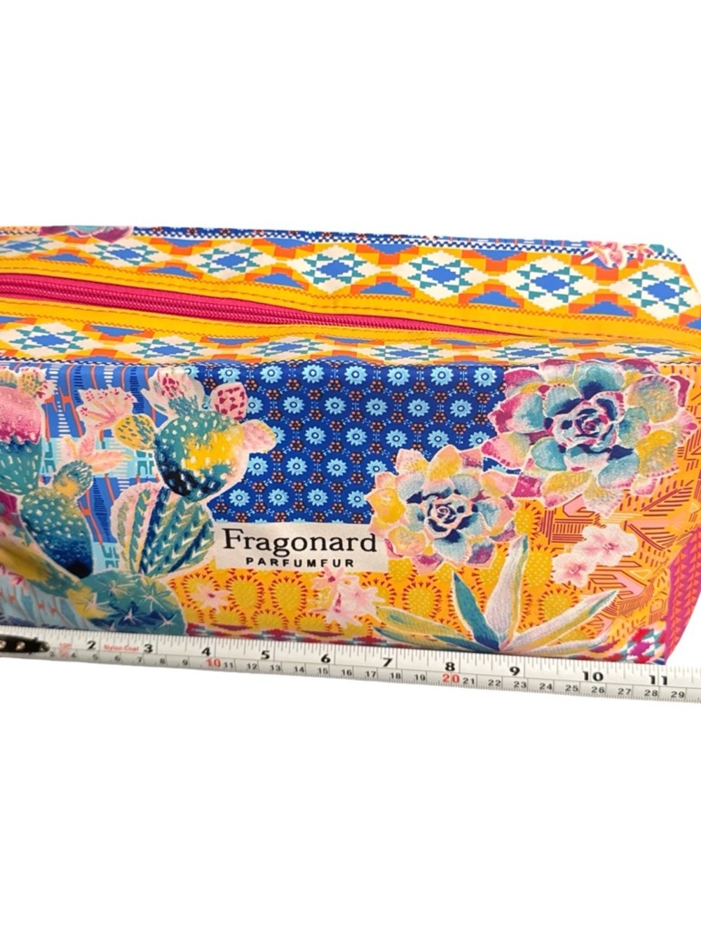 Fragonard Floral Cactus Cosmetic Pouch - Multicolor - Picture 2 of 5